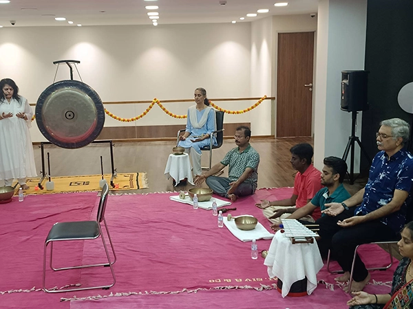Experts lead an all day gong bath with ceremonial blessing to awaken spiritual energy and renewal