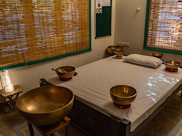 Bed bath rituals designed to promote relaxation and healing energy for body and mind.