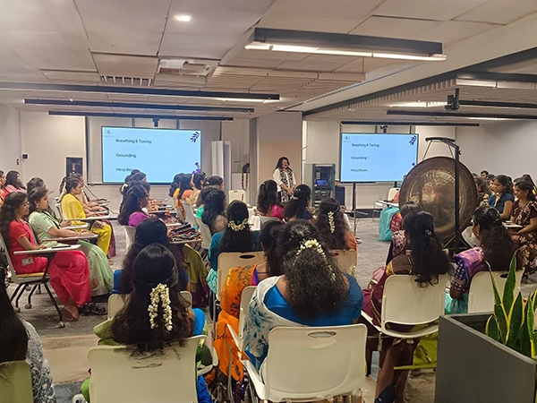 Breathing toning sound healing balances mind and body with rhythmic breath and tone work.