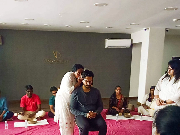 A joyful celebration of unity and healing in a circle with shared gratitude and presence