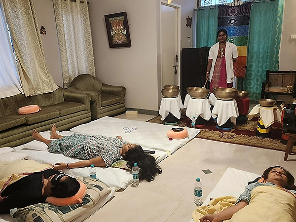 Movement unity practices help balance vibrant energy and smooth flow in group healing sessions.