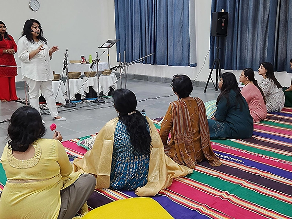 Reflections speech focusing on healing, mindfulness, and gaining deep inner awareness insights.