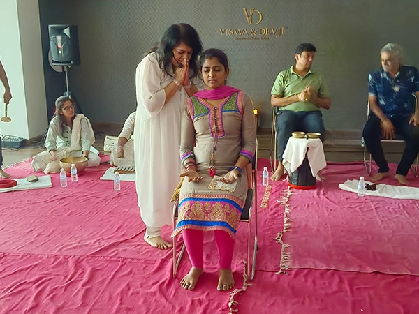 Therapists conduct a rejuvenating gong bath session that energizes the body and supports renewal