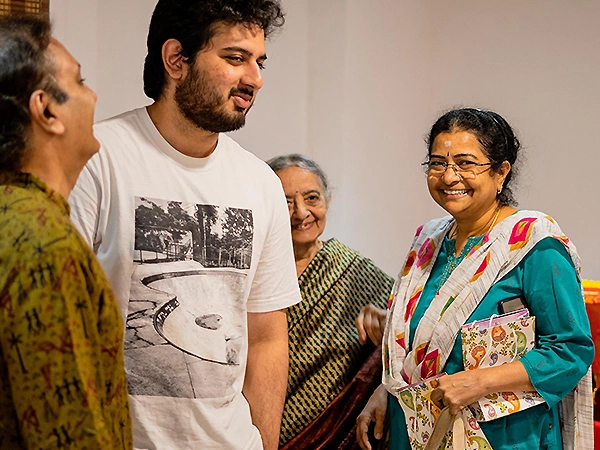 Participant in deep relaxation, fully immersed in the therapeutic sound of a gong session