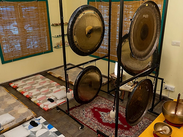 Relaxing bells meditation used to soothe the mind and uplift the spirit with gentle sounds.