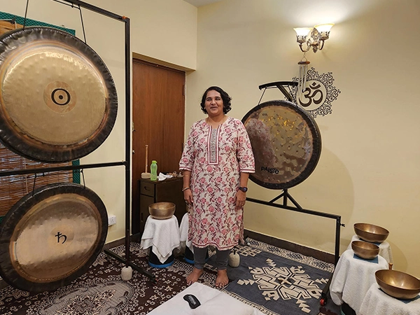 Surprise birthday celebration for Santhoshi during her peaceful and uplifting healing journey.