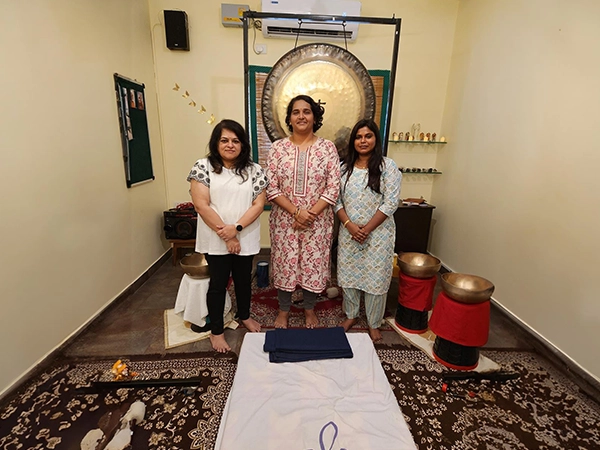 Capturing Santhoshi’s birthday celebration as part of a joyful holistic healing and wellness event.