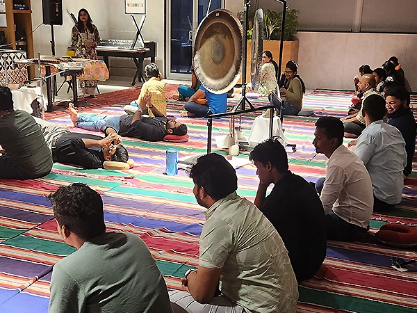 Silence section meditation encourages deep healing calm, mental clarity, and peacefulness.