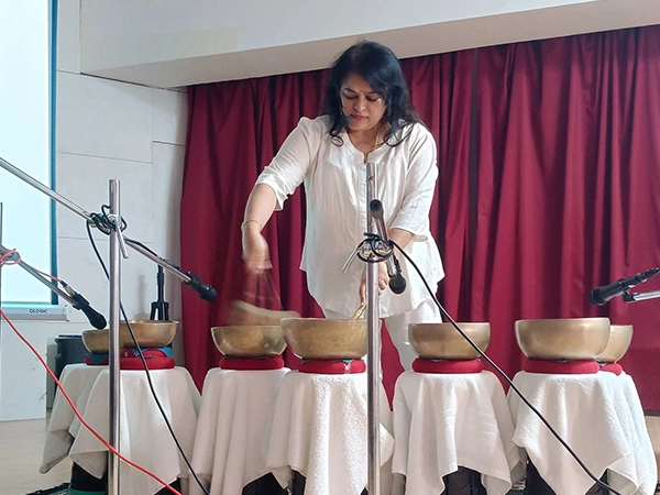 Students experiencing a relaxing cup therapy session to relieve stress and promote healing.