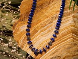 Long healing chain designed for energy alignment and spiritual balance from Satvat Holistics